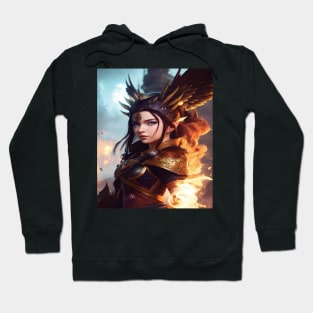 Mystical brave beautiful woman Hoodie